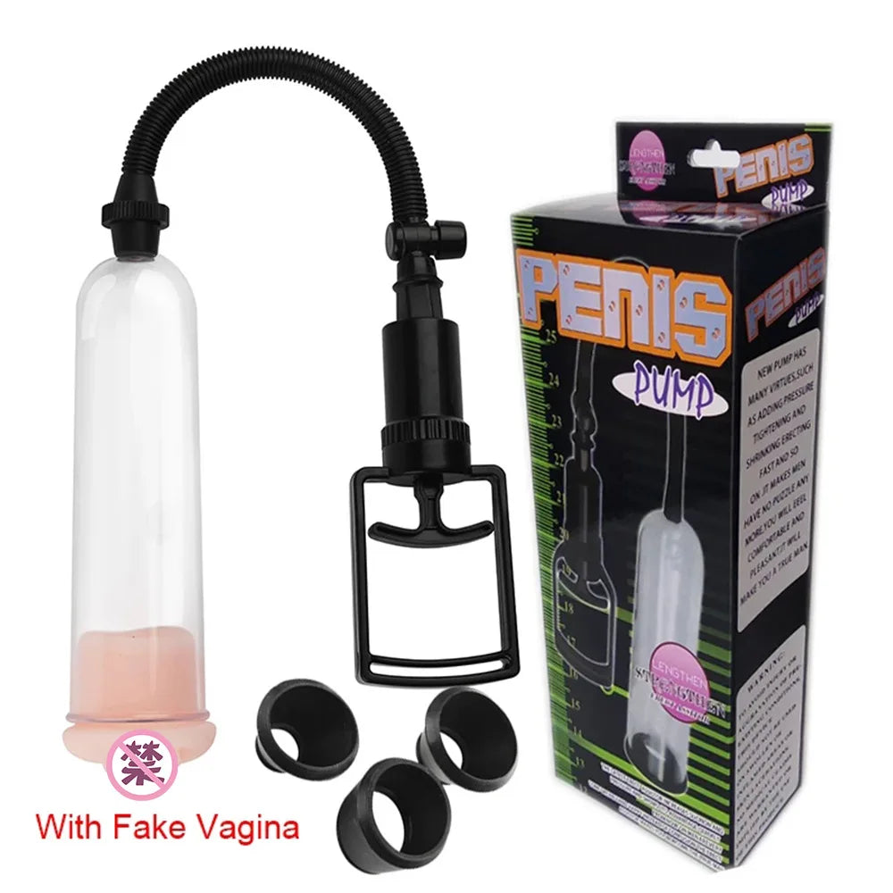 Manual Penis Pump Sex Toys for Men Penis Enlargement Pump