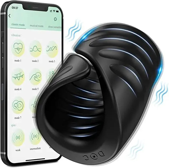 HESEKS Male Masturbator Penis Training Vibrator With APP Control