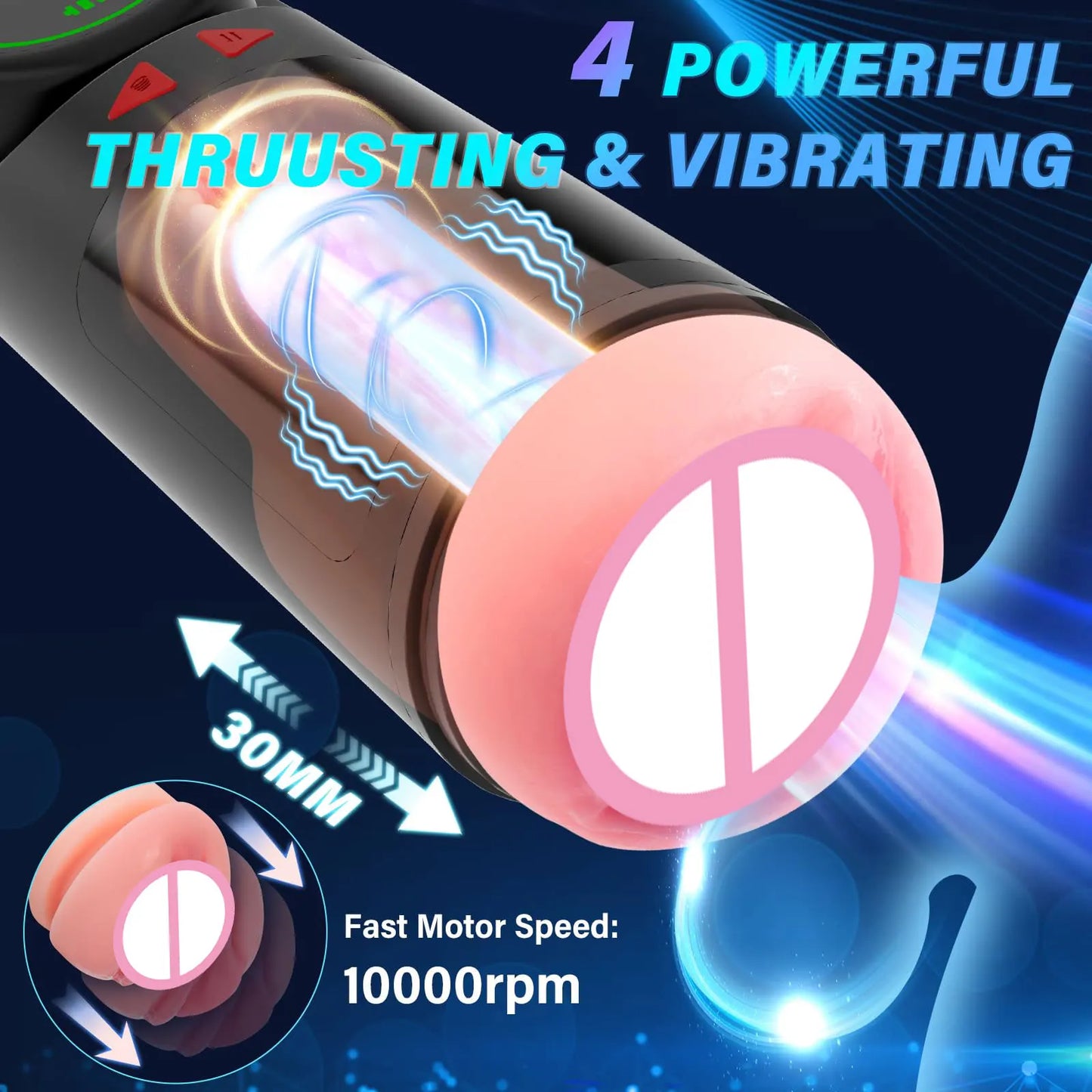 Realistic Vagina Automatic Male Masturbator Pocket Pussy