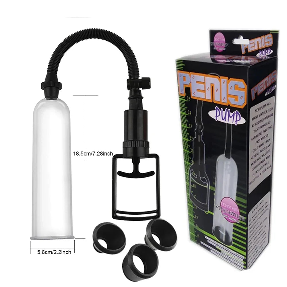 Manual Penis Pump Sex Toys for Men Penis Enlargement Pump