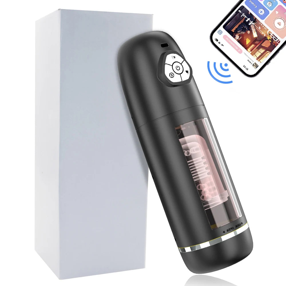 Automatic Male Masturbator APP Controlled Penis Pump for Men