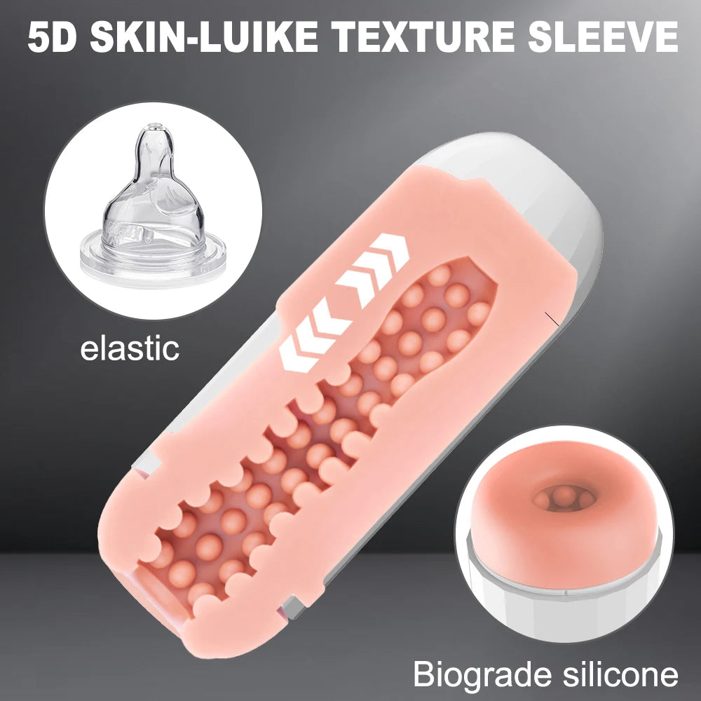 Male Masturbators Hands Free Automatic Sucking Stroker