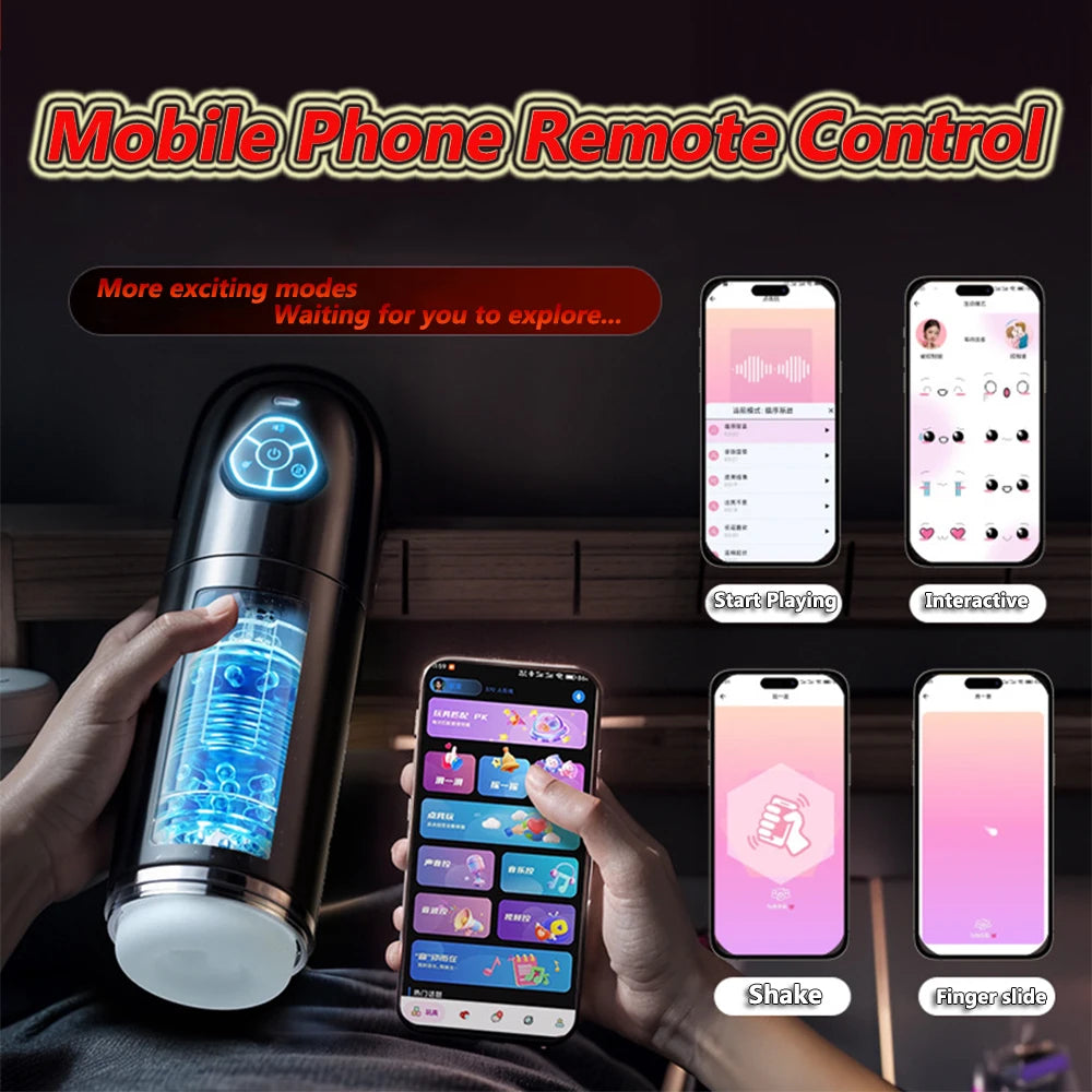 Automatic Male Masturbator APP Controlled Penis Pump for Men