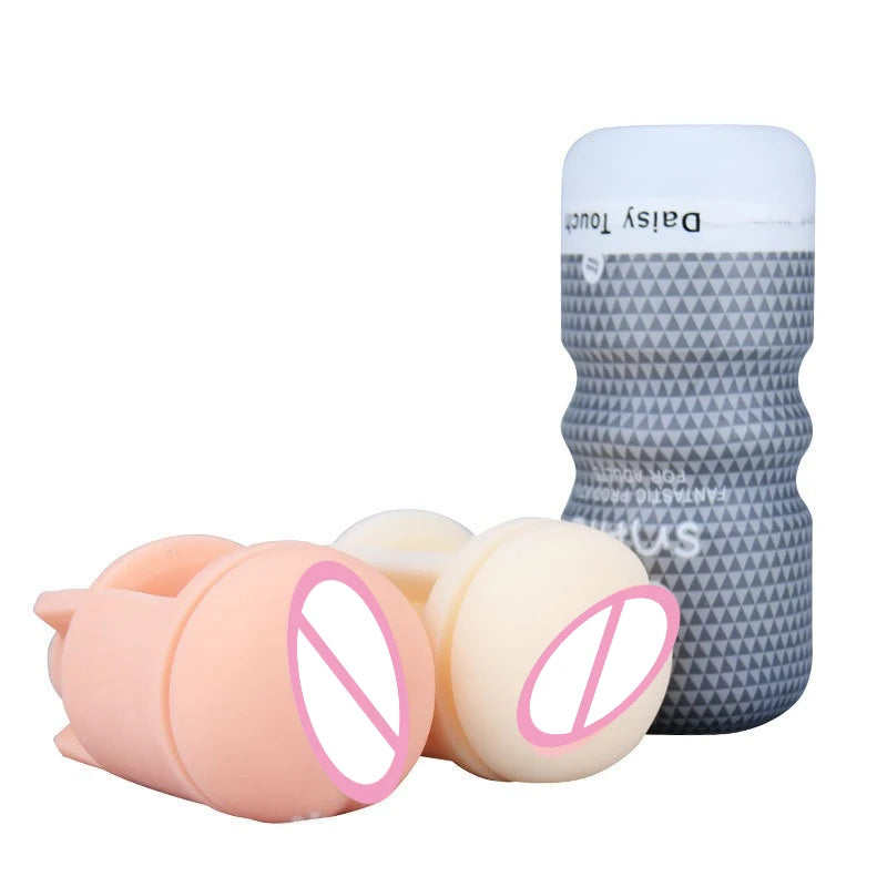 Realistic Vagina Anal Male Masturbator Silicone Soft Tight