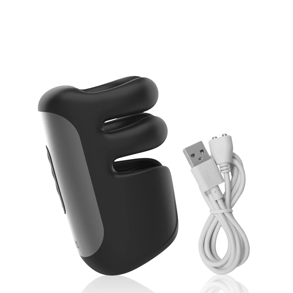 Male Masturbator Penis Training Glans Vibrator Stimulator