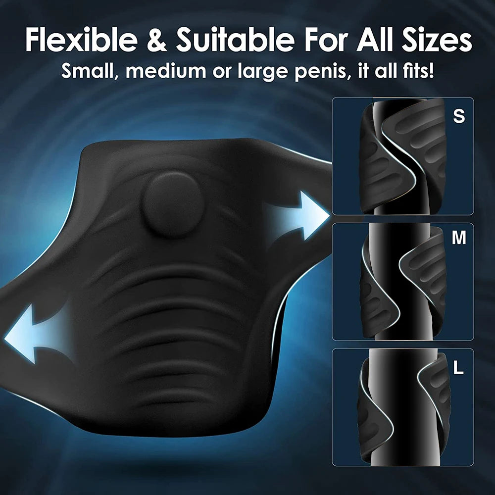 HESEKS Male Masturbator Penis Training Vibrator With APP Control
