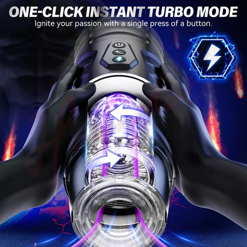 Hannibal Automatic Male Masturbator 7 Thrusting Modes Cup