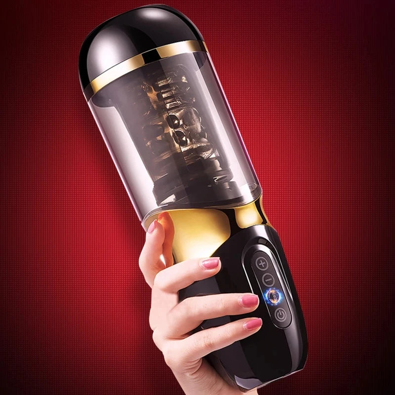 Automatic Telescopic Sucking Rotation Male Masturbation Cup
