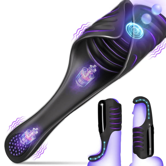Adjustable Tapping Male Masturbator Automatic Erection Trainer