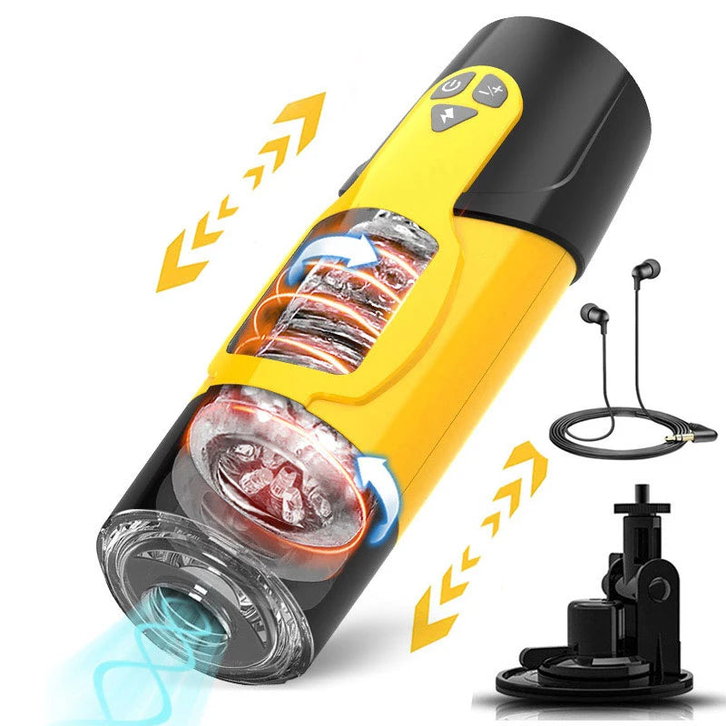 4 In 1 Male Masturbation Automatic Sucking Vibrator Cup