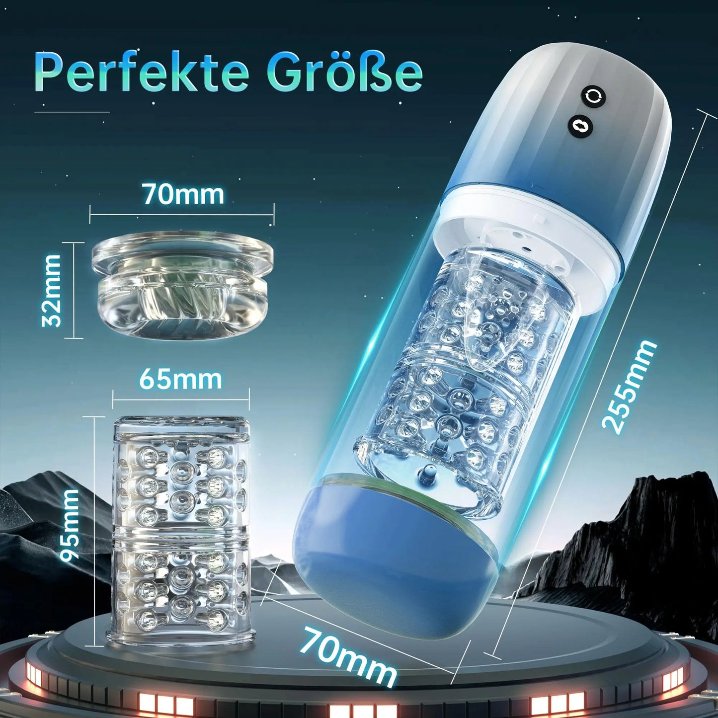 Telescopic Rotation Masturbator Cup for Men Automatic Sex Toy
