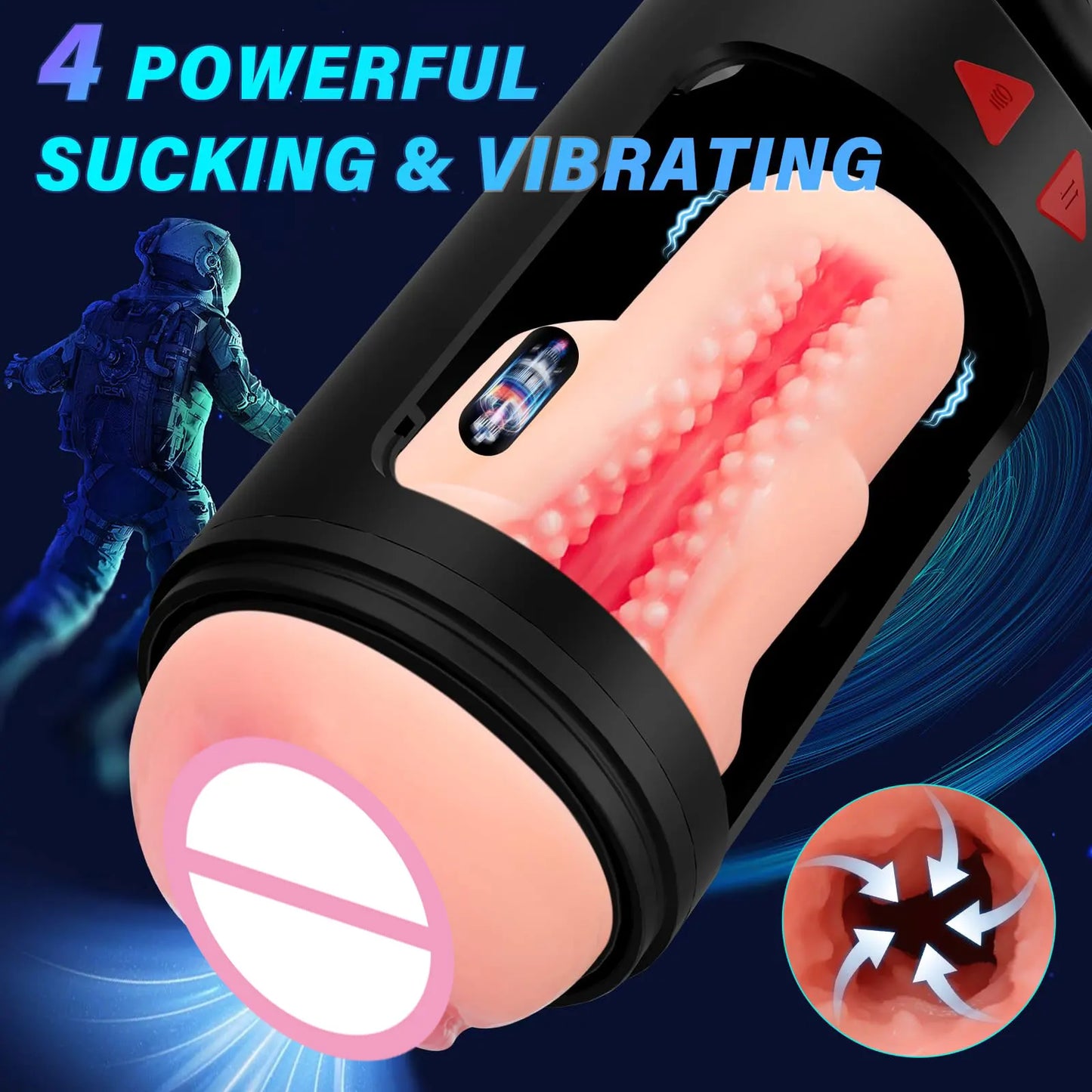 Realistic Vagina Automatic Male Masturbator Pocket Pussy