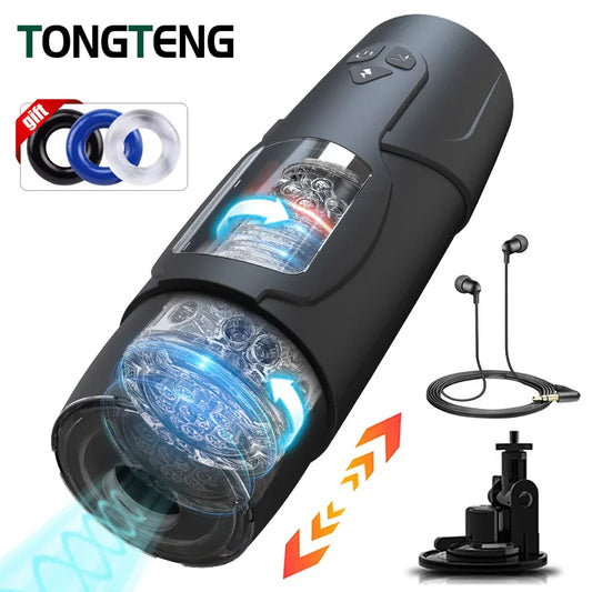 4 In 1 Male Masturbation Automatic Sucking Vibrator Cup