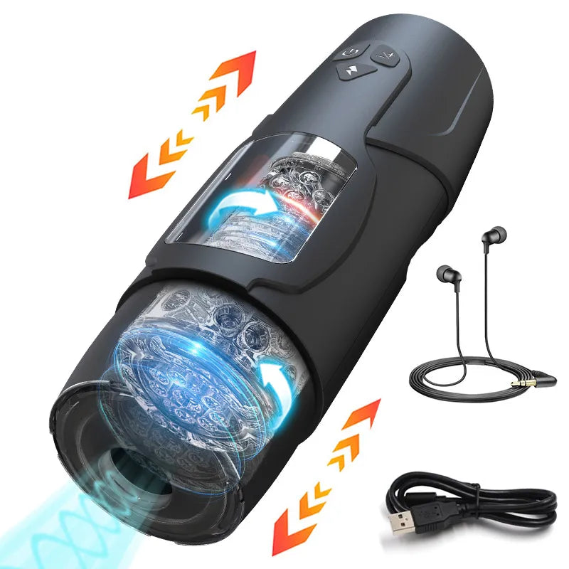 4 In 1 Male Masturbation Automatic Sucking Vibrator Cup