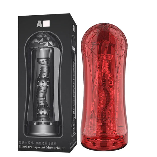 Violent Juicing Aircraft Cup 3-Channel Male Masturbation Device