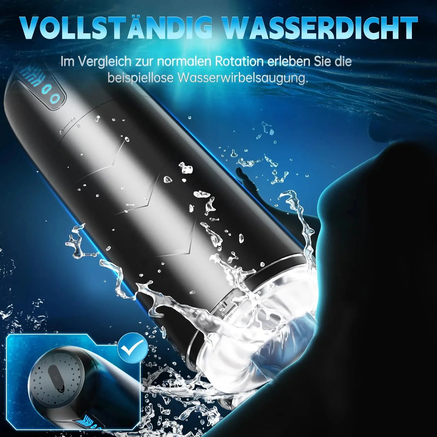 Male Electric Masturbation Cup Blowjob Vibrator Sex Toy