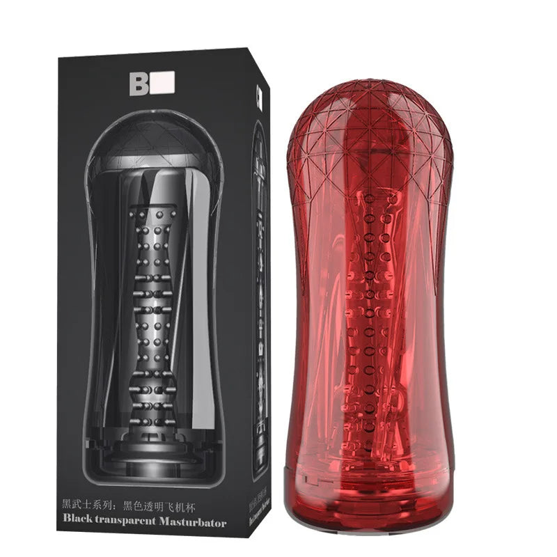 Violent Juicing Aircraft Cup 3-Channel Male Masturbation Device