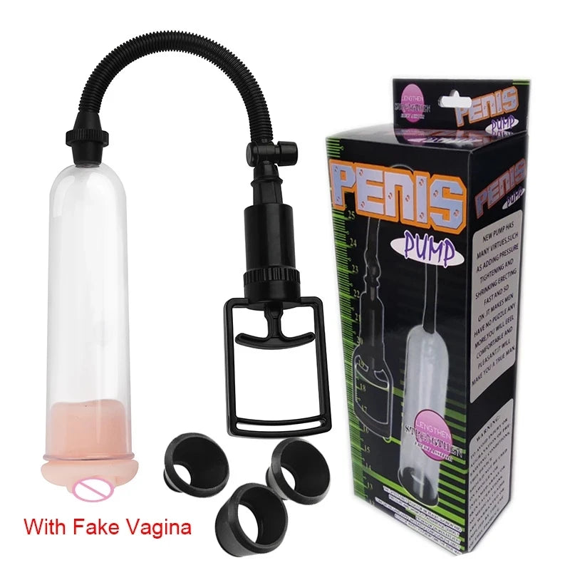 Manual Penis Pump Sex Toys for Men Penis Enlargement Pump