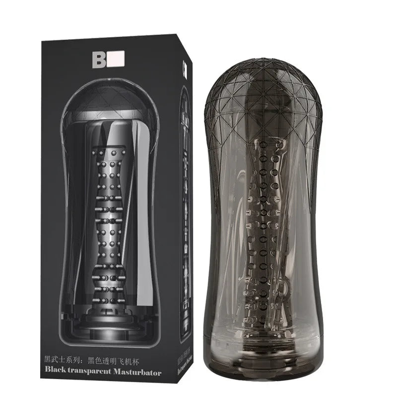 Violent Juicing Aircraft Cup 3-Channel Male Masturbation Device