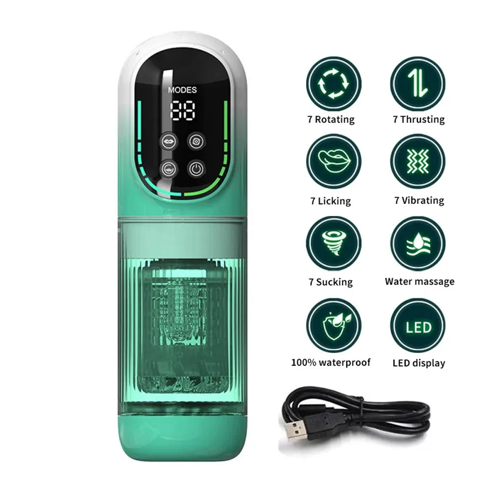 5 In 1 Automatic Thrusting Male Masturbator Penis Pump