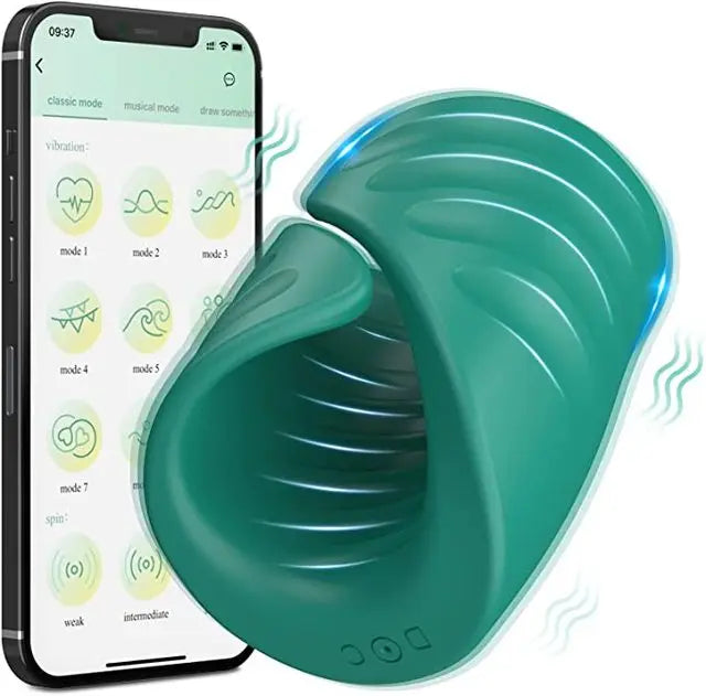 HESEKS Male Masturbator Penis Training Vibrator With APP Control