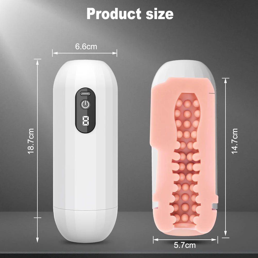 Male Masturbators Hands Free Automatic Sucking Stroker