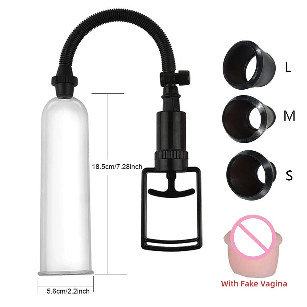 Manual Penis Pump Sex Toys for Men Penis Enlargement Pump