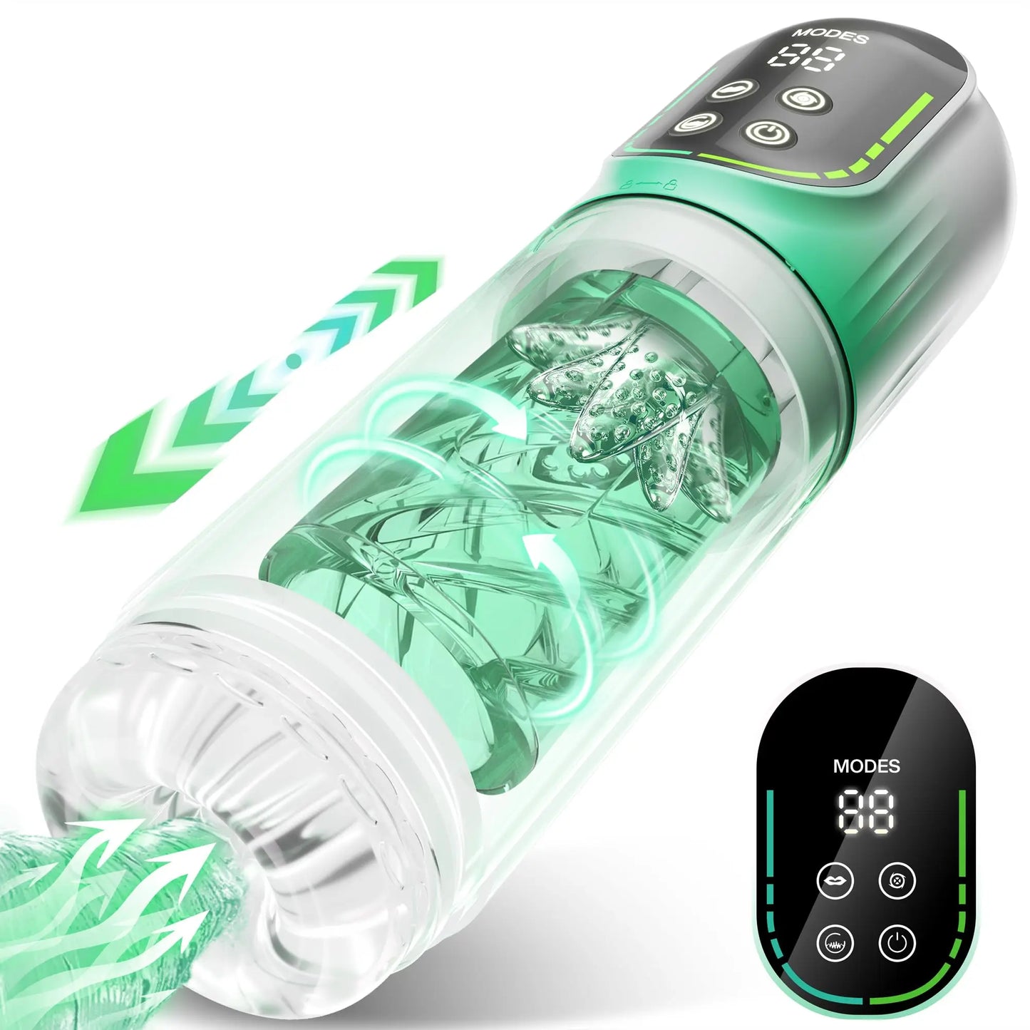 4in1 LCD Automatic Male Masturbator Pocket Pussy Sex Toys