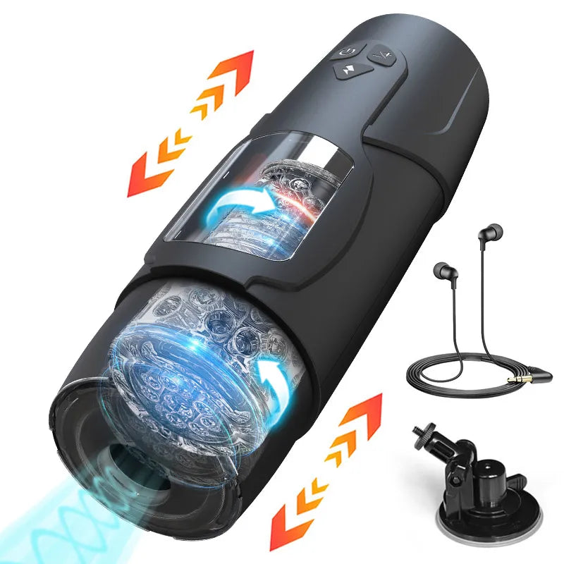 4 In 1 Male Masturbation Automatic Sucking Vibrator Cup