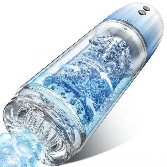 Telescopic Rotation Masturbator Cup for Men Automatic Sex Toy