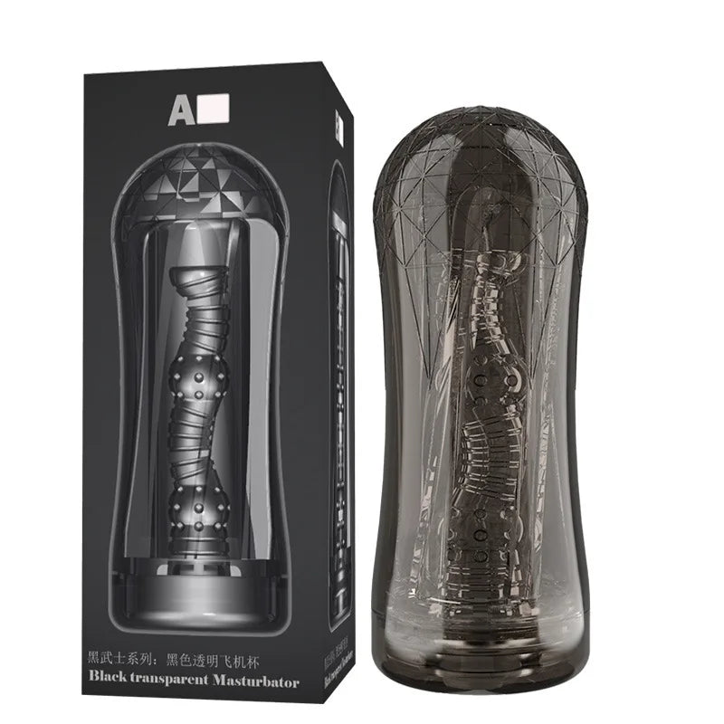 Violent Juicing Aircraft Cup 3-Channel Male Masturbation Device