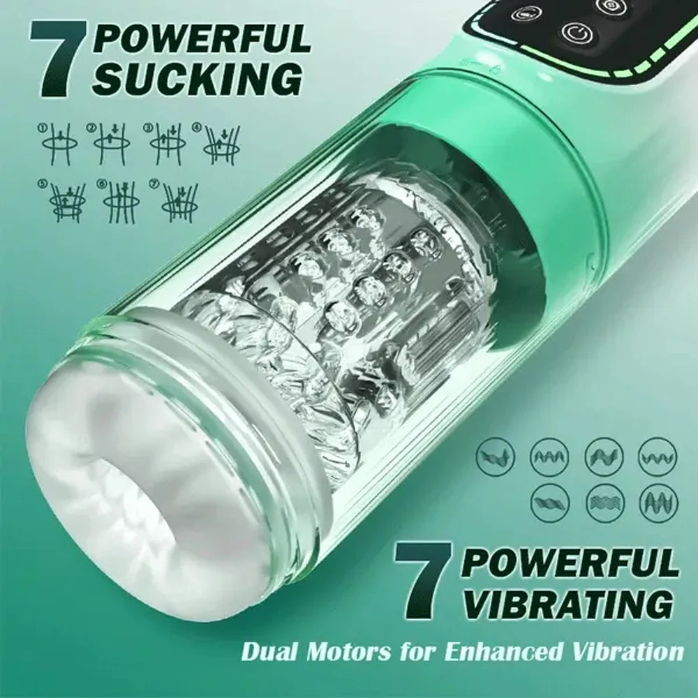 5 In 1 Automatic Thrusting Male Masturbator Penis Pump