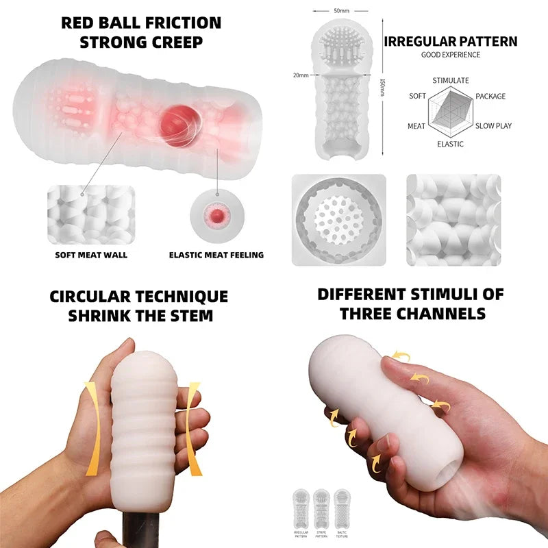 Vaginette Men Automatic Masturbation Strap-Ons Adult Toy