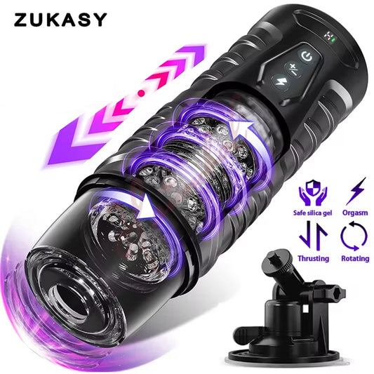 Automatic Male Masturbator 7 Thrusting Rotating Modes