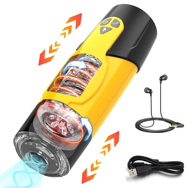 4 In 1 Male Masturbation Automatic Sucking Vibrator Cup