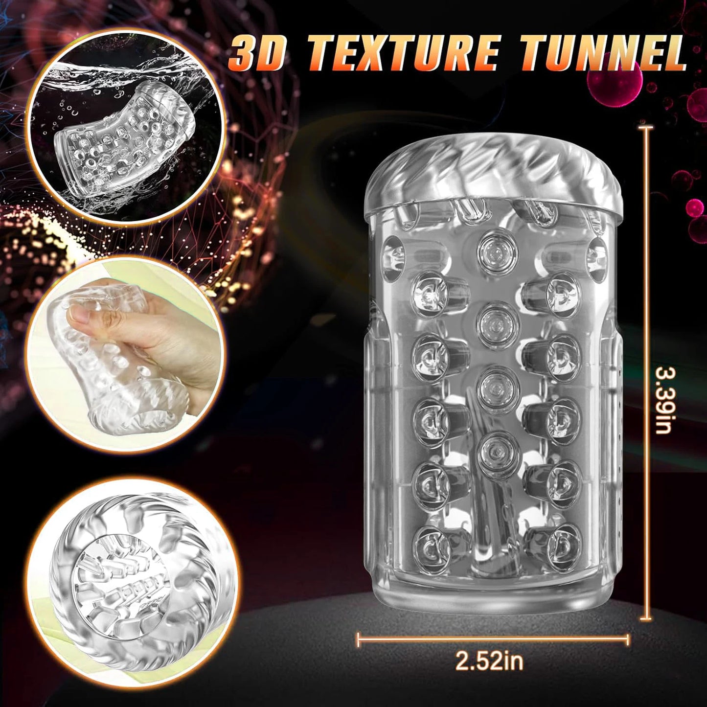 3 in 1 Automatic Male Masturbator with Vibrator and Rotating Thrusting Licking Men Penis Trainer