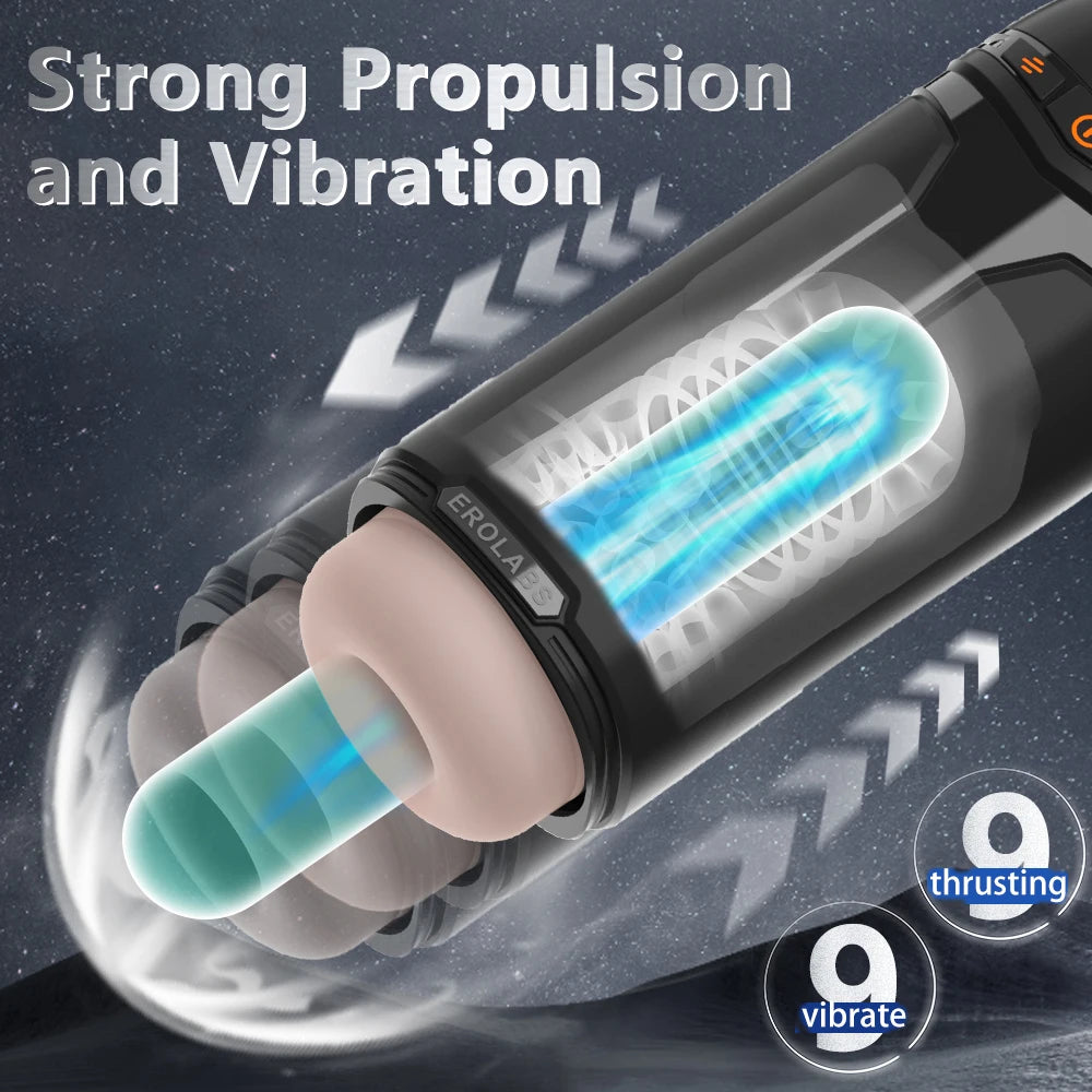 5 In 1 Male Masturbation Cup App Control Suction Vibrator